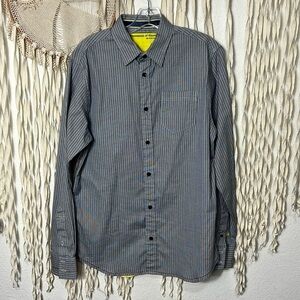 Descendant of Thieves Long Sleeve Button Down Dress Shirt M